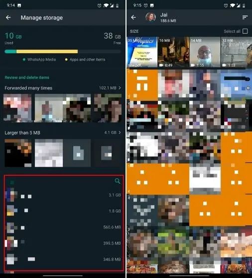 Reduce WhatsApp Space on Your Smartphone