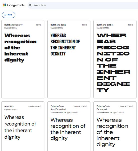 google fonts1